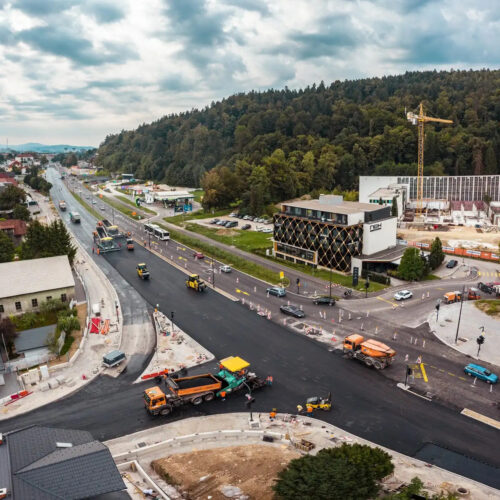 Izgradnja priključka Celovška cesta