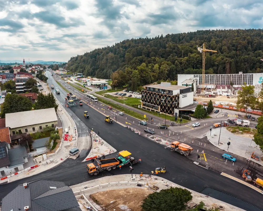 Izgradnja priključka Celovška cesta